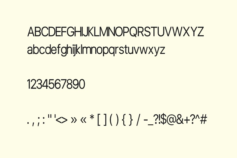 Example font Orion #5